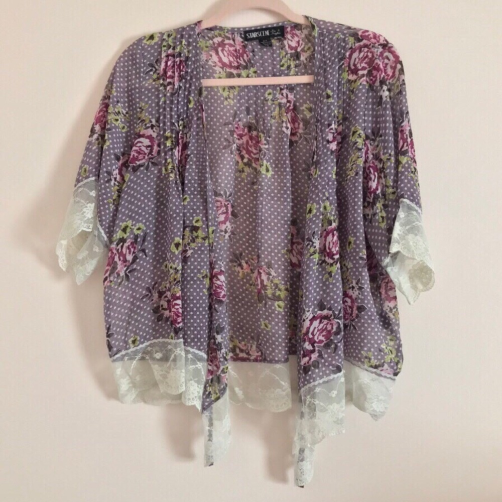 🎀 Floral Polka Dot Kimono 🎀